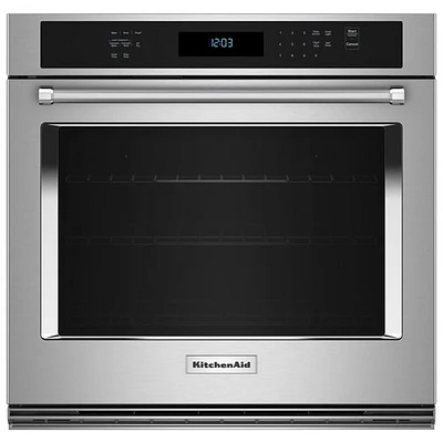 Kitchenaid 30" 5 Cu. Ft. True Convection Electric Wall Oven (KOES530PSS) - Stainless Steel