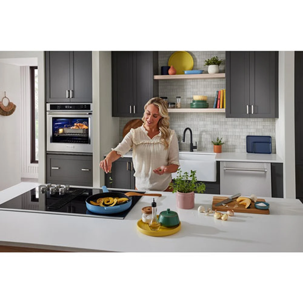 Kitchenaid 30" 5 Cu. Ft. True Convection Electric Wall Oven (KOES530PSS) - Stainless Steel