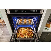 Kitchenaid 30" 5 Cu. Ft. True Convection Electric Wall Oven (KOES530PSS) - Stainless Steel