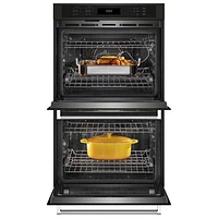 Kitchenaid 30" 8.6 Cu. Ft. Double True Convection Electric Wall Oven (KOED527PBS) - Black Stainless Steel