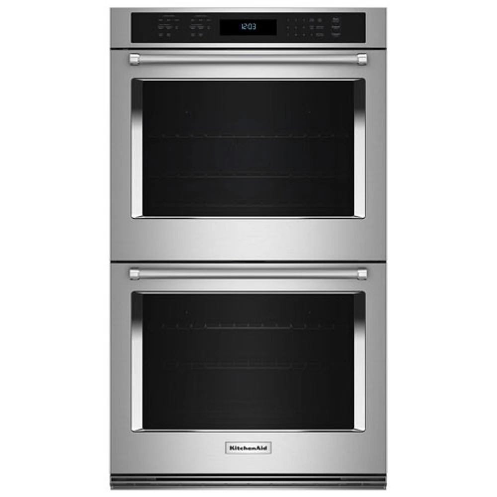 Kitchenaid 30" 10 Cu. Ft. Double True Convection Electric Wall Oven (KOED530PSS) - Stainless Steel