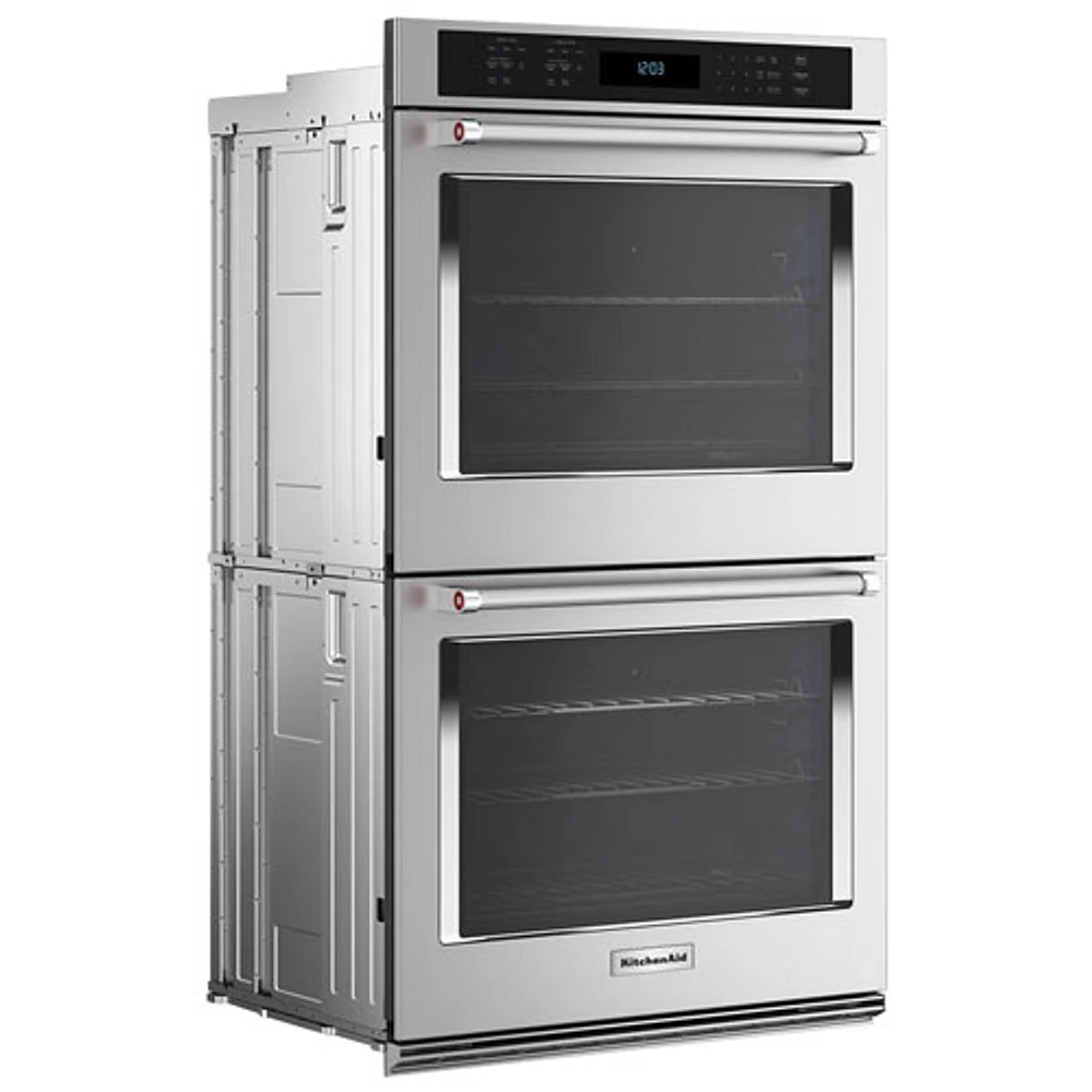 Kitchenaid 30" 10 Cu. Ft. Double True Convection Electric Wall Oven (KOED530PSS) - Stainless Steel