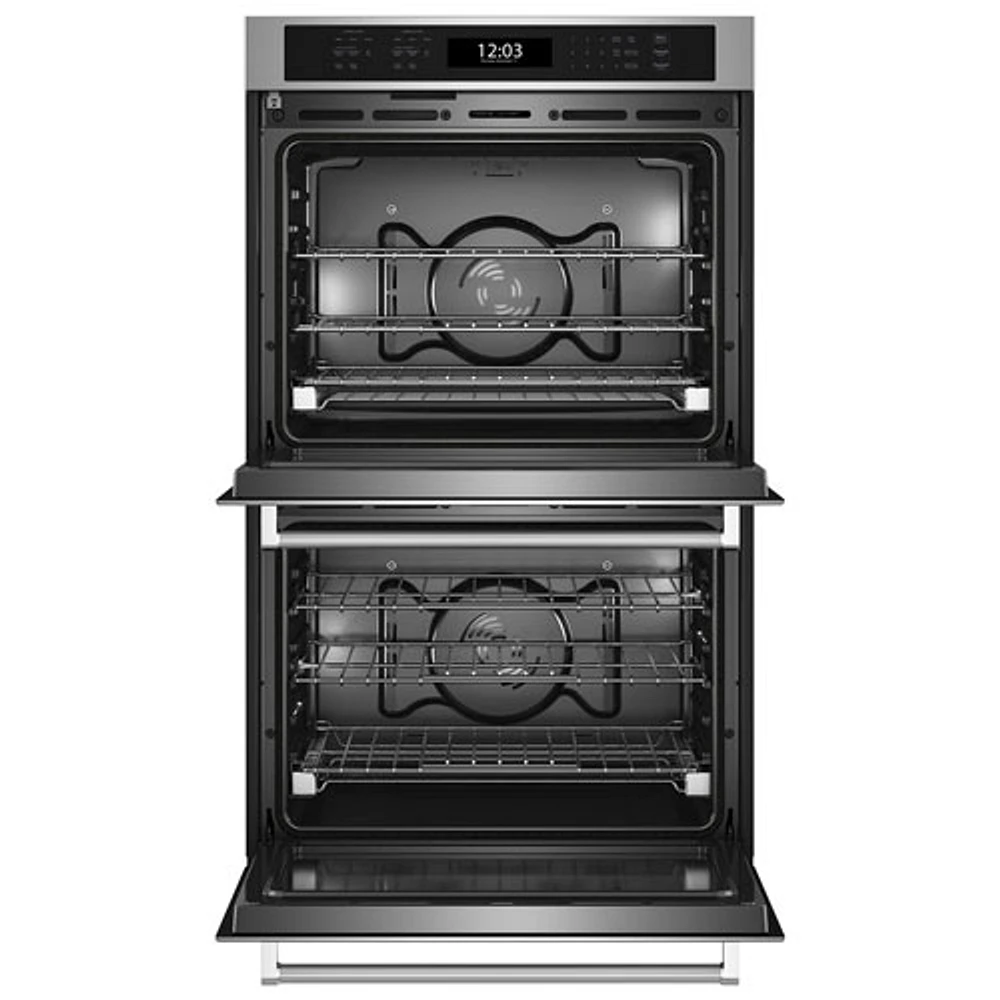 Kitchenaid 30" 10 Cu. Ft. Double True Convection Electric Wall Oven (KOED530PSS) - Stainless Steel