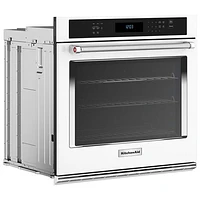 Kitchenaid 30" 5 Cu. Ft. True Convection Electric Wall Oven (KOES530PWH) - White