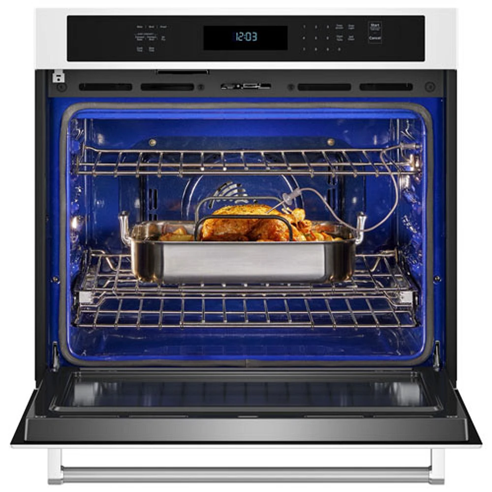 Kitchenaid 30" 5 Cu. Ft. True Convection Electric Wall Oven (KOES530PWH) - White