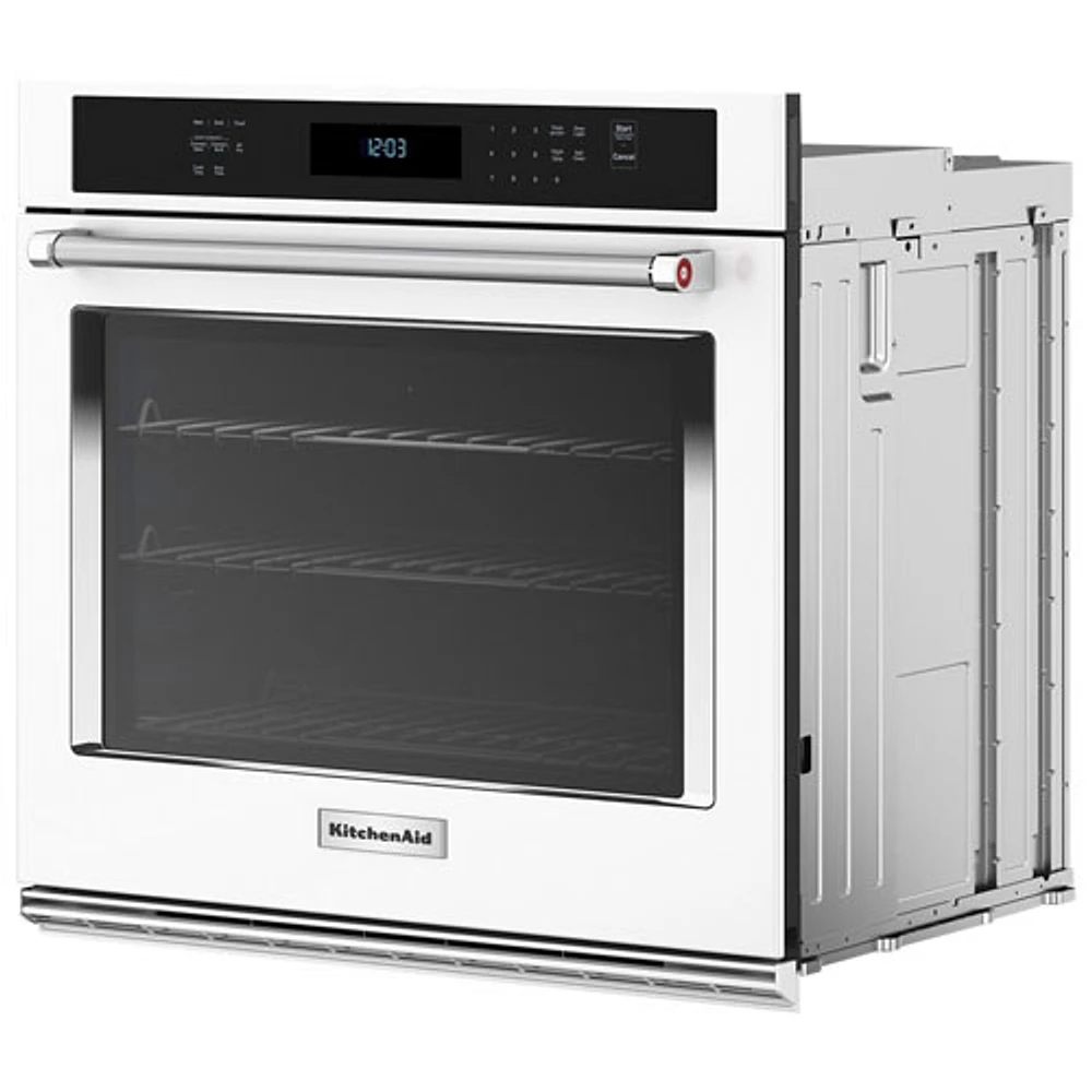 Kitchenaid 30" 5 Cu. Ft. True Convection Electric Wall Oven (KOES530PWH) - White