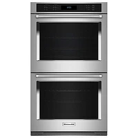 KitchenAid 30" 10 Cu. Ft. Double True Convection Electric Wall Oven (KOED530PPS) - PrintShield Stainless