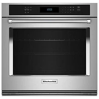 KitchenAid 30" 5 Cu. Ft. True Convection Electric Wall Oven (KOES530PPS) - PrintShield Stainless