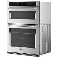 Kitchenaid 30" 6.4 Cu. Ft. Combination True Convection Electric Wall Oven (KOEC530PSS) -Stainless Steel