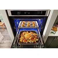 Kitchenaid 30" 6.4 Cu. Ft. Combination True Convection Electric Wall Oven (KOEC530PSS) -Stainless Steel