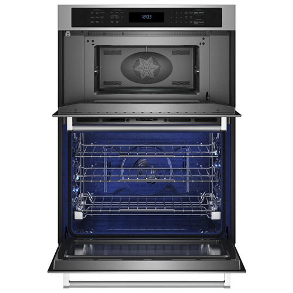 Kitchenaid 30" 6.4 Cu. Ft. Combination True Convection Electric Wall Oven (KOEC530PSS) -Stainless Steel