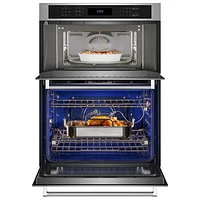 Kitchenaid 30" 6.4 Cu. Ft. Combination True Convection Electric Wall Oven (KOEC530PSS) -Stainless Steel