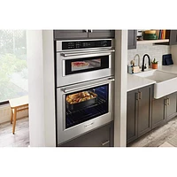 Kitchenaid 30" 6.4 Cu. Ft. Combination True Convection Electric Wall Oven (KOEC530PSS) -Stainless Steel