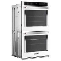 Kitchenaid 27" 10 Cu. Ft. Double True Convection Electric Wall Oven (KOED530PWH) - White