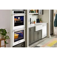 Kitchenaid 27" 10 Cu. Ft. Double True Convection Electric Wall Oven (KOED530PWH) - White