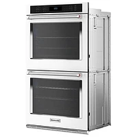 Kitchenaid 27" 10 Cu. Ft. Double True Convection Electric Wall Oven (KOED530PWH) - White