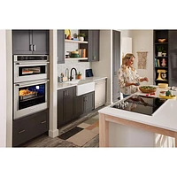 Kitchenaid 27" 5.7 Cu. Ft. Combination True Convection Electric Wall Oven (KOEC527PSS) - Stainless Steel