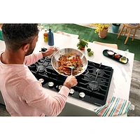 KitchenAid 37" 5-Burner Gas Cooktop (KCGG536PBL) - Black