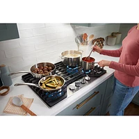 Whirlpool 36" 5-Burner Gas Cooktop (WCGK7036PS) - Stainless Steel