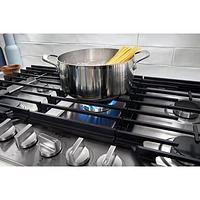 Surface de cuisson au gaz à 5 brûleurs de 36 po de Whirlpool (WCGK5036PS) - Acier inoxydable