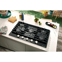 KitchenAid 30" 5-Burner Gas Cooktop (KCGG530PBL) - Black