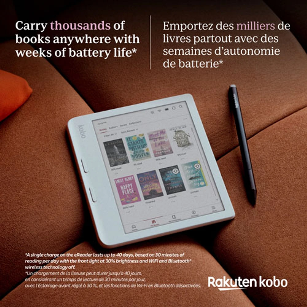 Liseuse numérique à écran tactile en couleur de 7 po Libra de Kobo