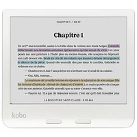 Kobo Libra Colour 7" Digital eReader with Touchscreen - White