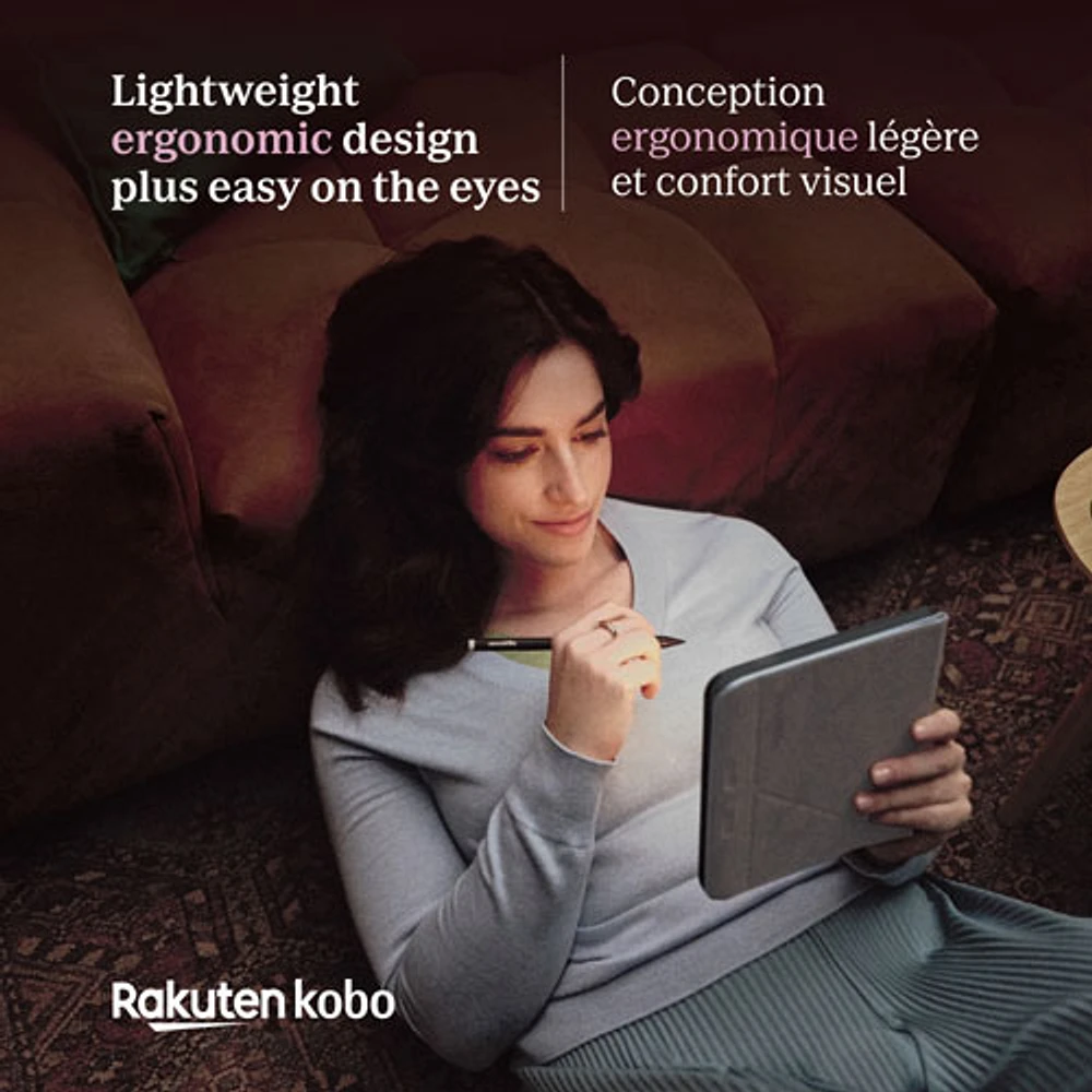 Kobo Libra Colour 7" Digital eReader with Touchscreen - Black