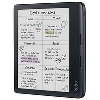 Kobo Libra Colour 7" Digital eReader with Touchscreen - Black