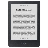 Kobo Clara Black/White 6” Digital eReader with Touchscreen - Black