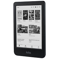 Kobo Clara 6" Digital eReader with Touchscreen - Black