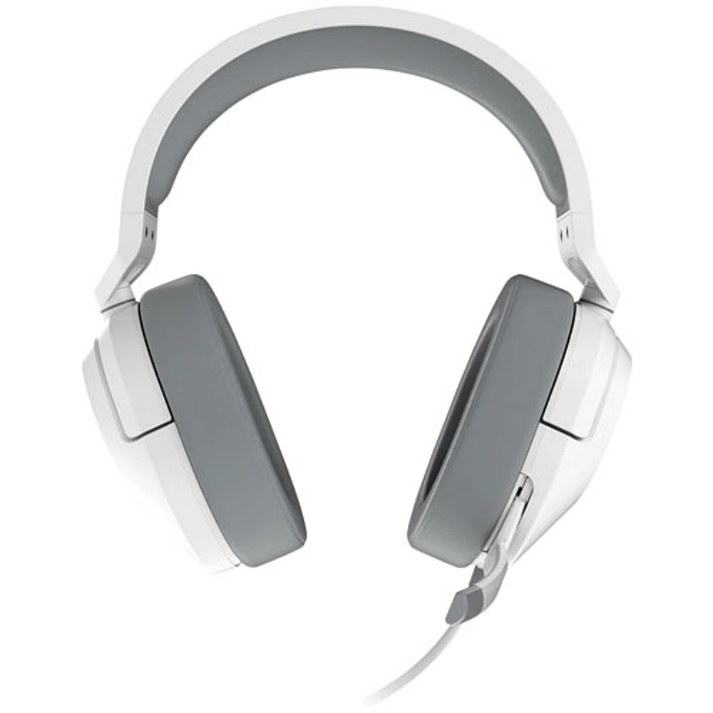 Corsair HS55 Over-Ear Gaming Headset with Microphone - White