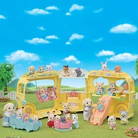 Calico Critters Rainbow Nursery Bus Playset