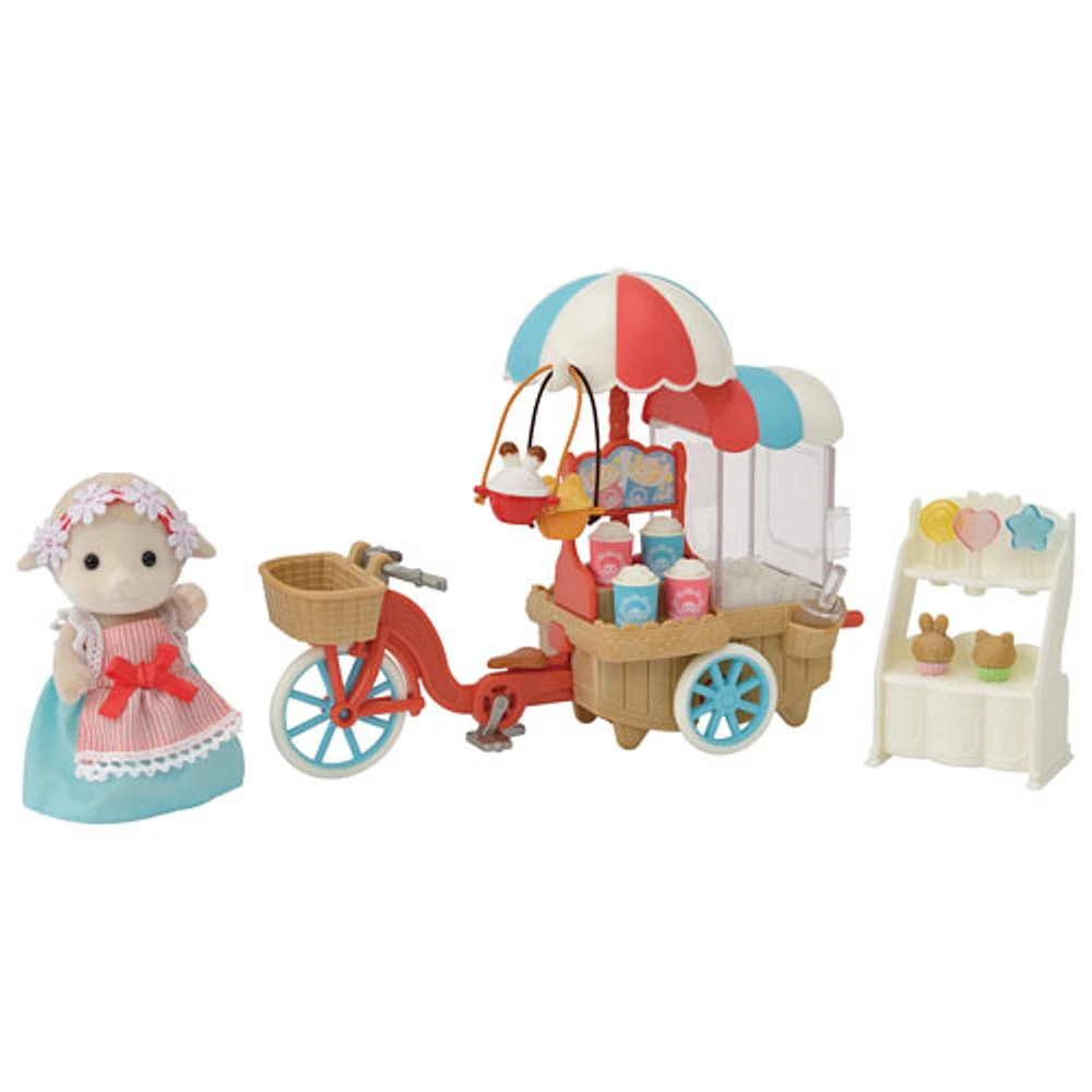 Ensemble de jeu Tricycle de livraison de maïs soufflé de Calico Critters