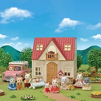 Ensemble de jeu Premier chalet douillet au toit rouge de Calico Critters