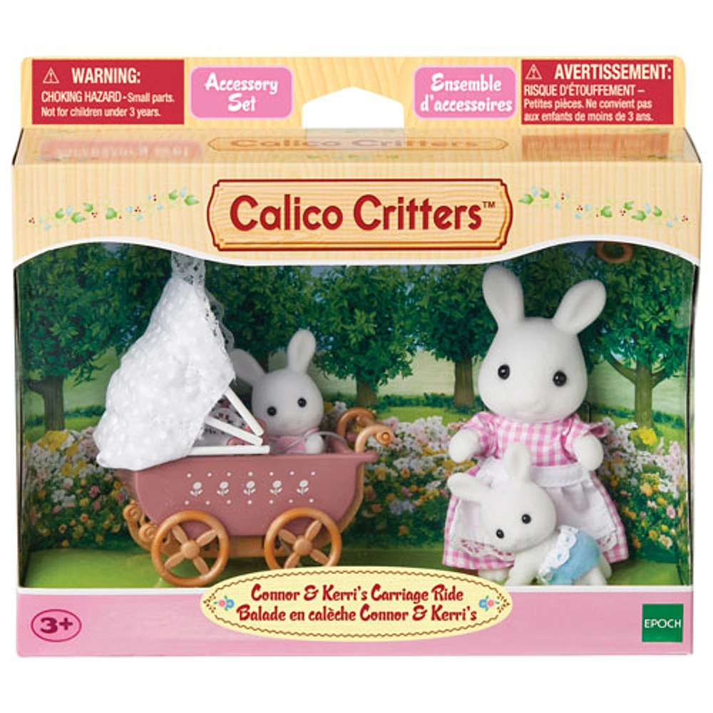 Calico Critters Connor & Kerri's Carrige Ride Playset