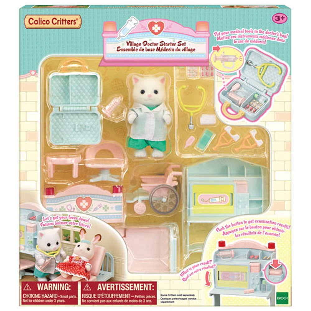 Calico Critters Village Doctor Starter Playset