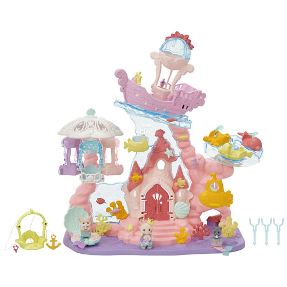 Calico Critters Baby Mermaid Castle Playset