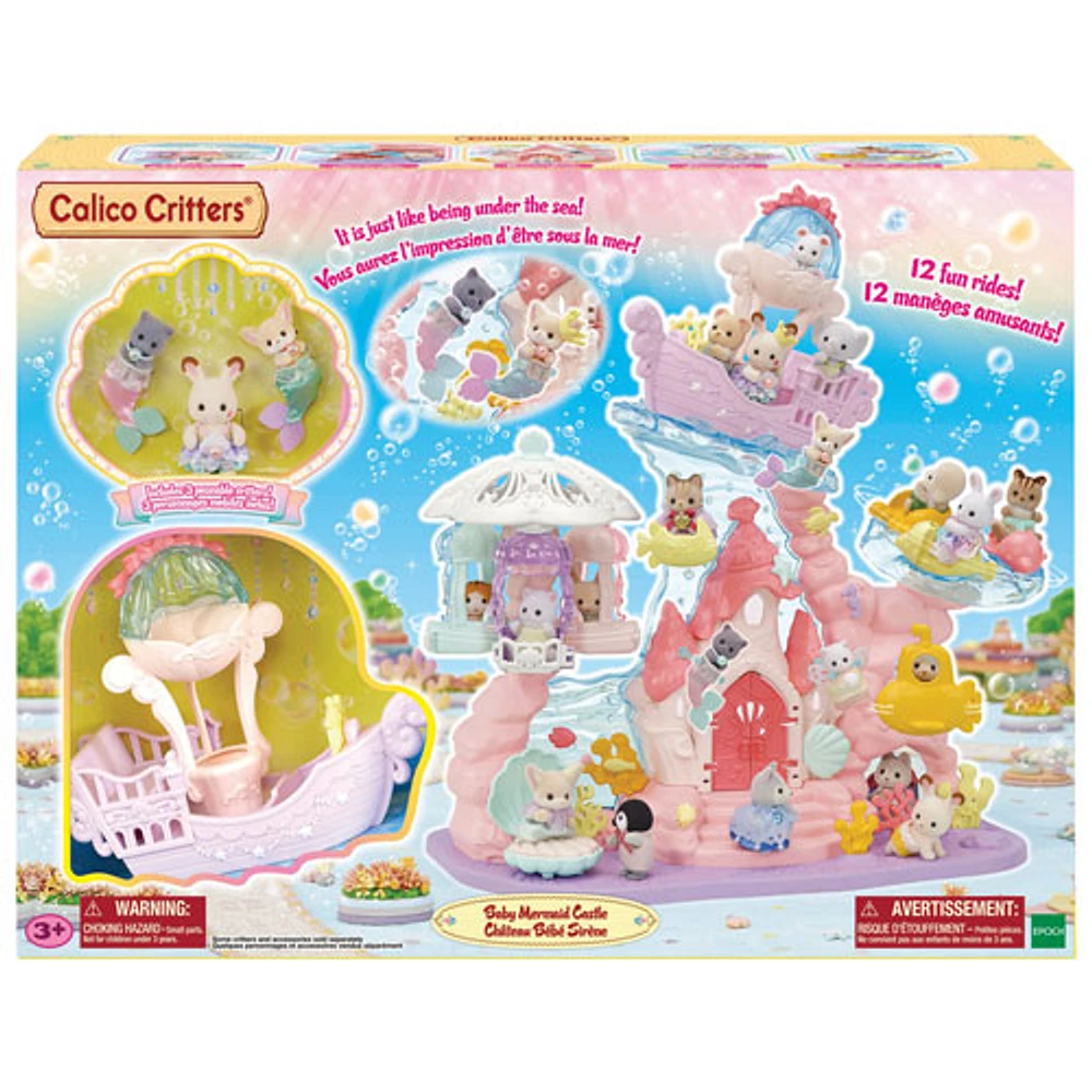 Calico Critters Baby Mermaid Castle Playset