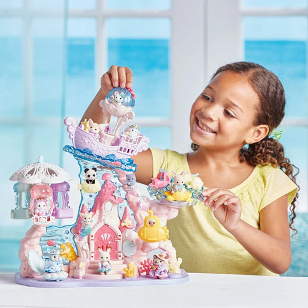 Calico Critters Baby Mermaid Castle Playset