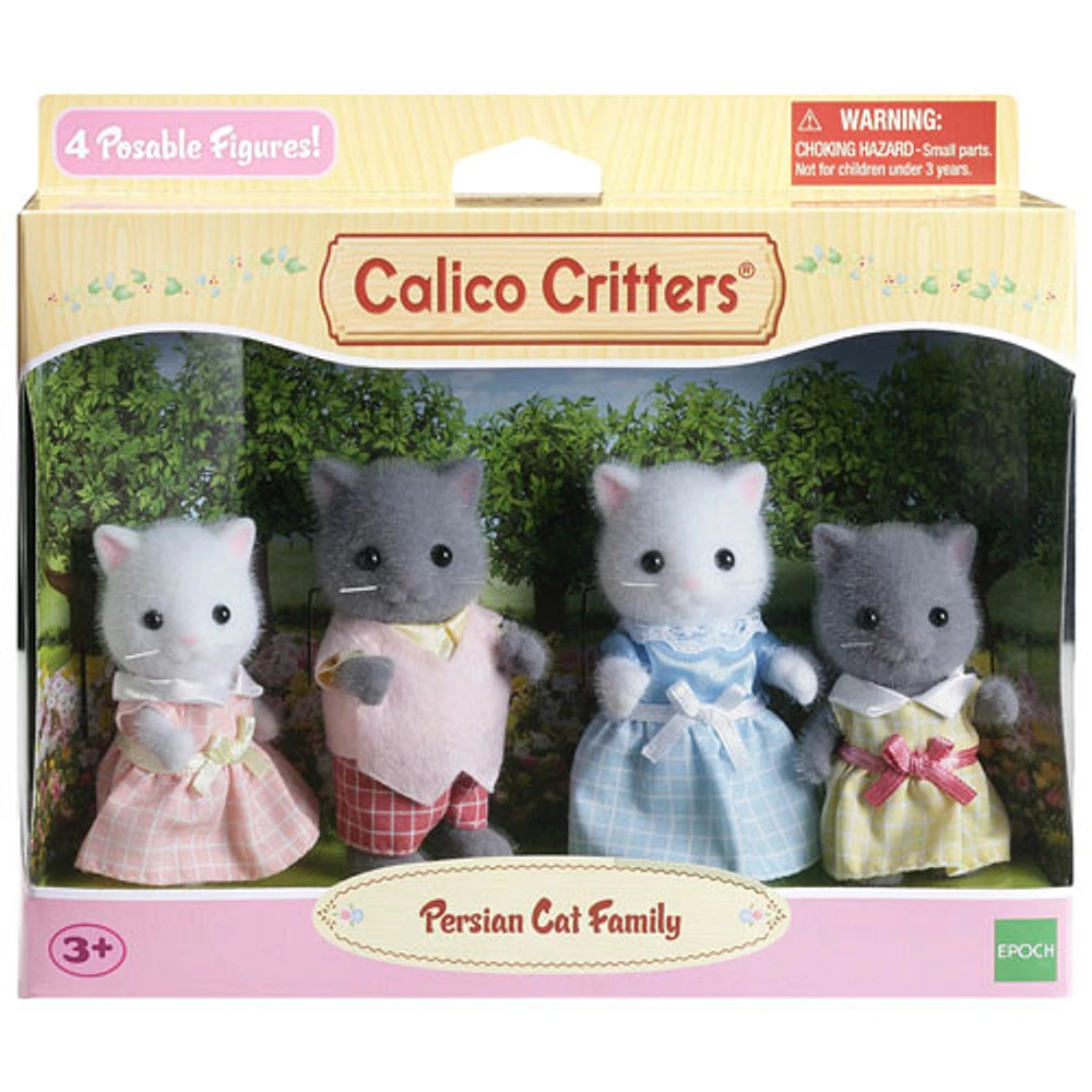 Ensemble de jeu Famille Chat Persan de Calico Critters