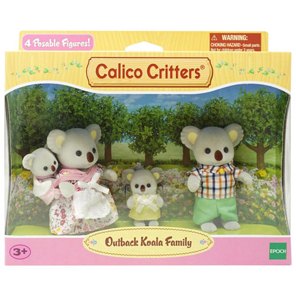 Ensemble de jeu Famille Koala de Cambrousse de Calico Critters