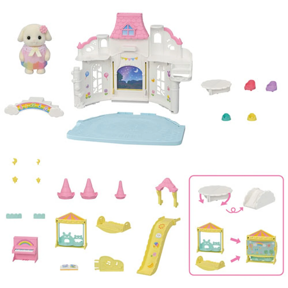 Calico Critters Sunny Castle Nursery Playset