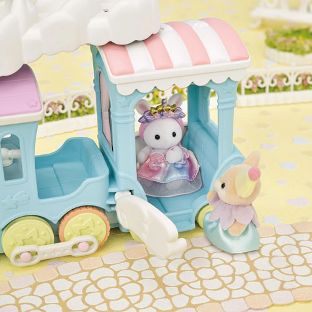 Calico Critters Floating Cloud Rainbow Train Playset