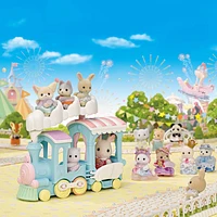 Calico Critters Floating Cloud Rainbow Train Playset