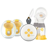 Medela Swing Maxi Hands-free Bundle with PersonalFit Flex Breast Shields and Connectors