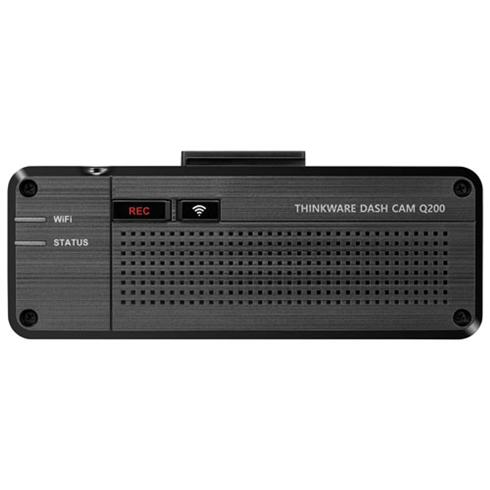 Caméra de tableau de bord 1440p Q200 de Thinkware avec Wi-Fi, GPS et caméra arrière