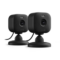 Caméra IP HD 1080p d'extérieur/d'intérieur Wi-Fi Mini 2 de Blink - Lot de 2