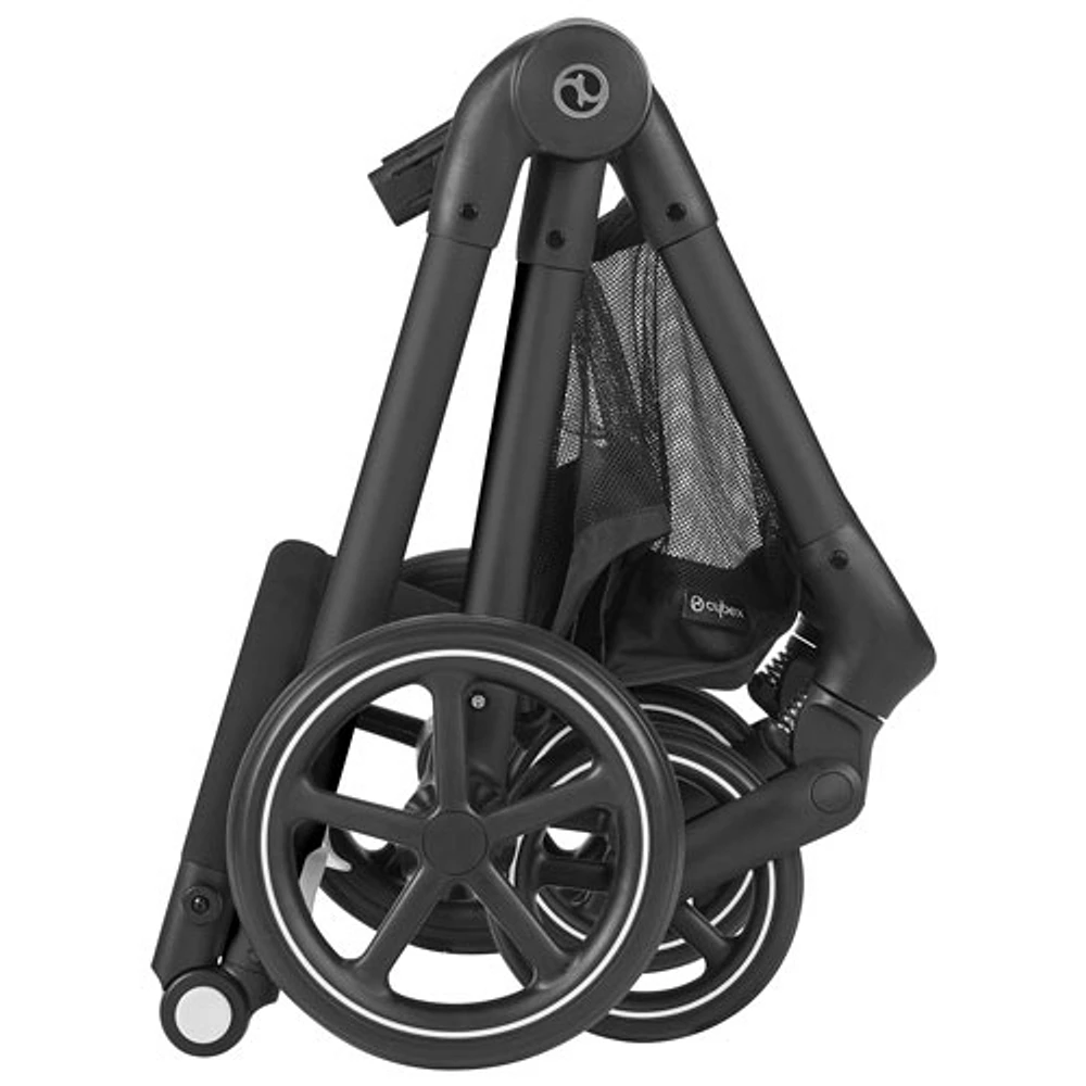 Poussette EOS et siège d'auto pour bébé Aton 2 de Cybex avec système de transport à 5 modes - Noir lunaire