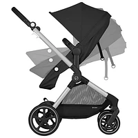 Poussette EOS et siège d'auto pour bébé Aton 2 de Cybex avec système de transport à 5 modes - Noir lunaire